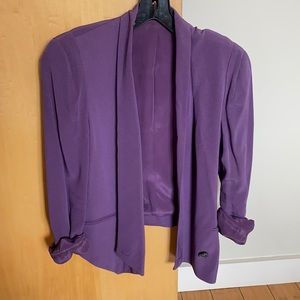 Rebecca Minkoff purple blazer